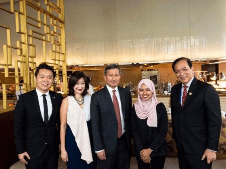 Breakfast with Minister of Foreign Affairs, Dr Vivian Balakrishnan and Deputy Speaker of Parliament, Mr Charles Chong