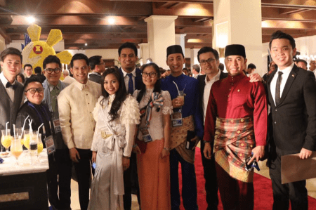 ASEAN Youth Delegates at the ASEAN Summit 2017 Gala Dinner