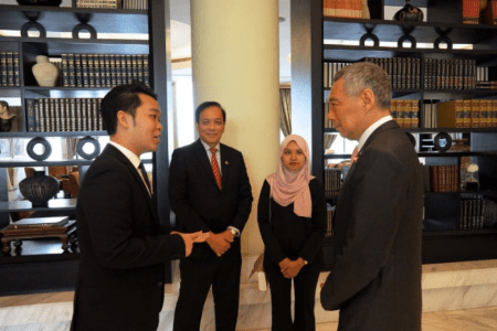 Meeting with PM Lee